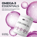 Cod Liver Oil DY Life, 60 Softgels, 60 Servings
